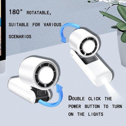 Compact and Versatile Portable Handheld Turbo Fan - Ideal Mini Fan for Home, Office, and Outdoors